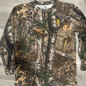 Realtree Camouflage Shirt with Yellow Logo